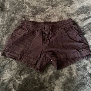 Old Navy Black Linen Shorts
